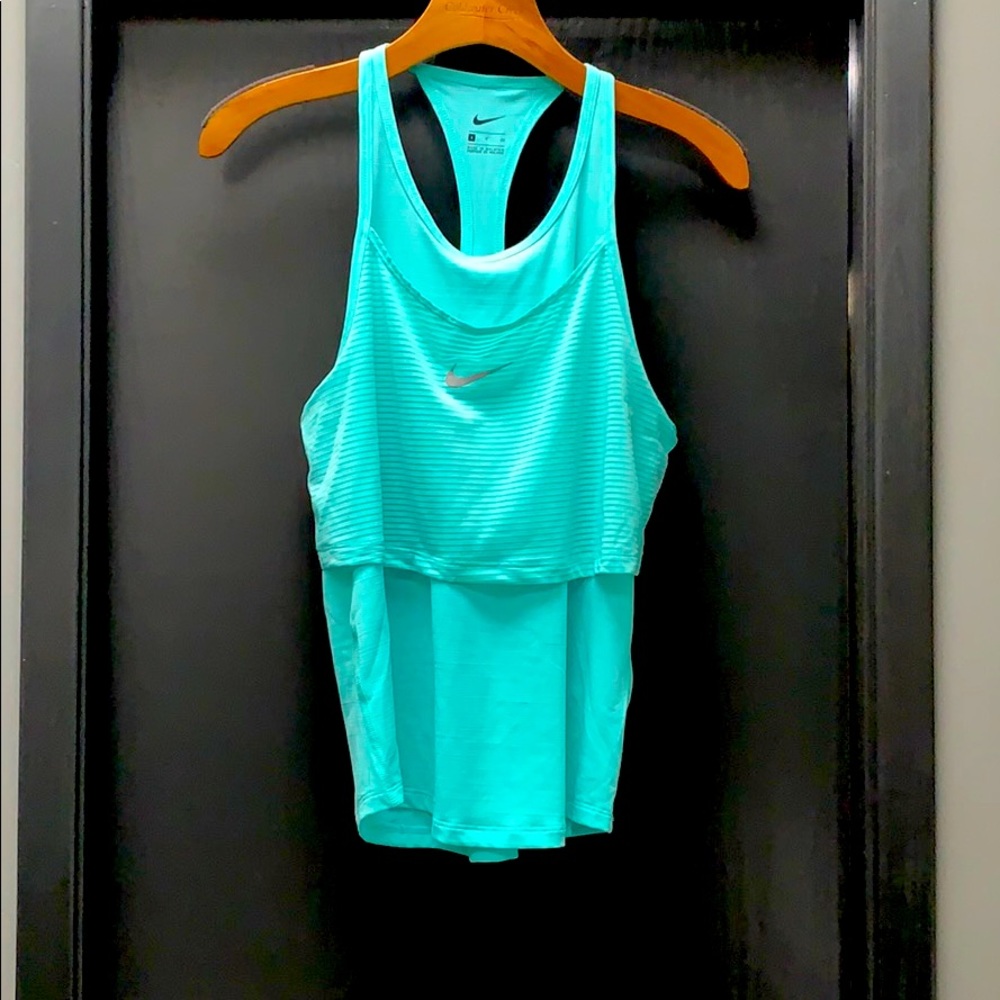 Nike Teal two layered Tank - Size S